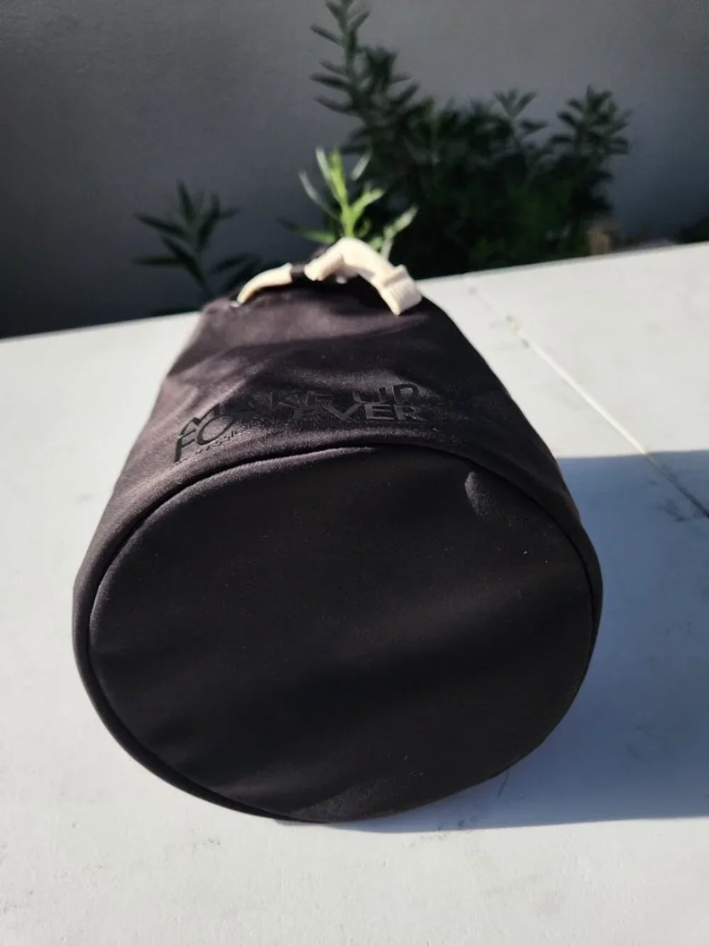 MakeUp ForEver Black Makeup Cosmetic Bag Travel Pouch Brushes Holder Case Appr